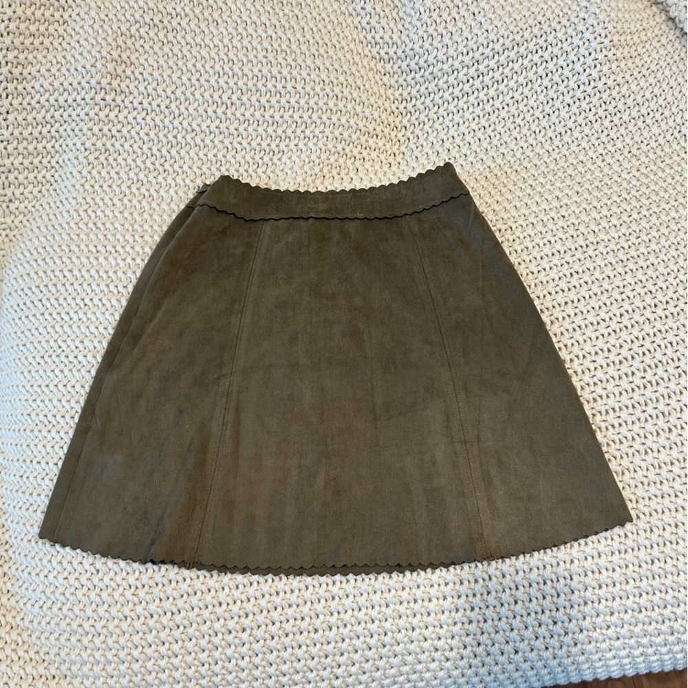 Altar'd State Khaki A-Line Skirt